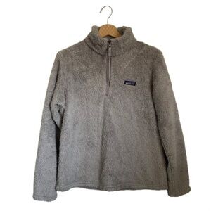 Patagonia Heather Gray Fleece Pullover